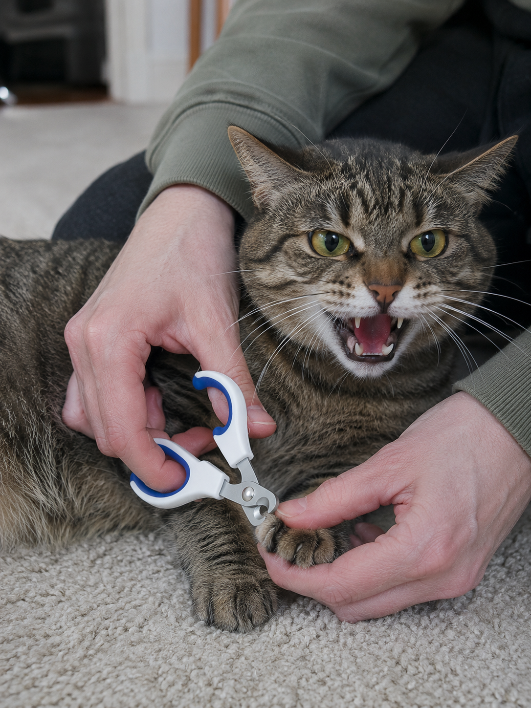 Pet Nail Clippers – Safe hand trimming Cat paw