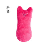 Interactive catnip cat toy pink chew and bite toy designed for playful cats.
