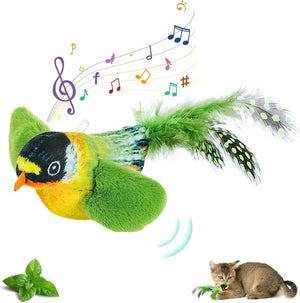 interactive bird sound cat toy