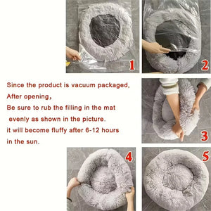 Calming Donut Pet Bed 