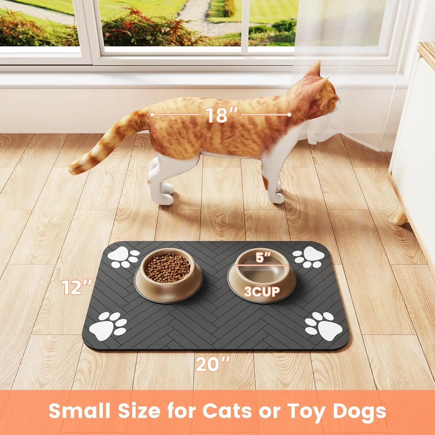 absorbent pet feeding mat- 