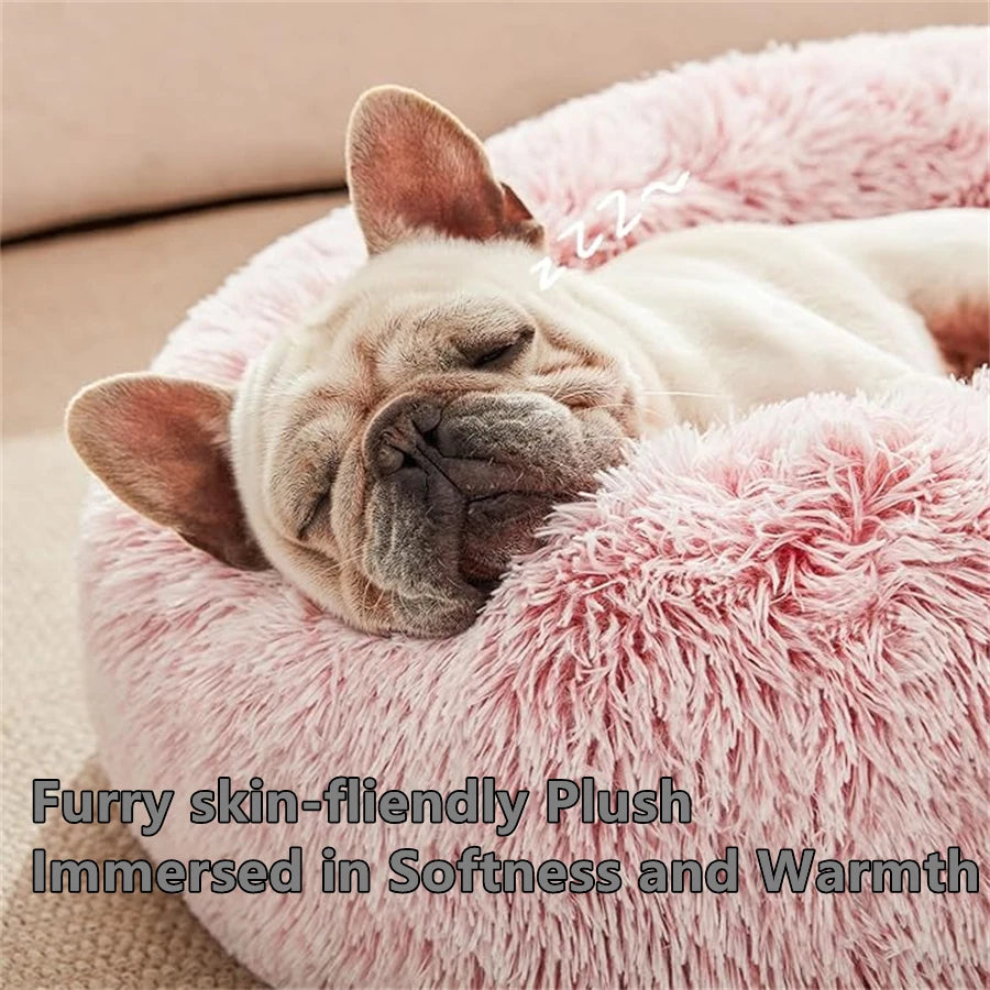 Calming Donut Pet Bed 