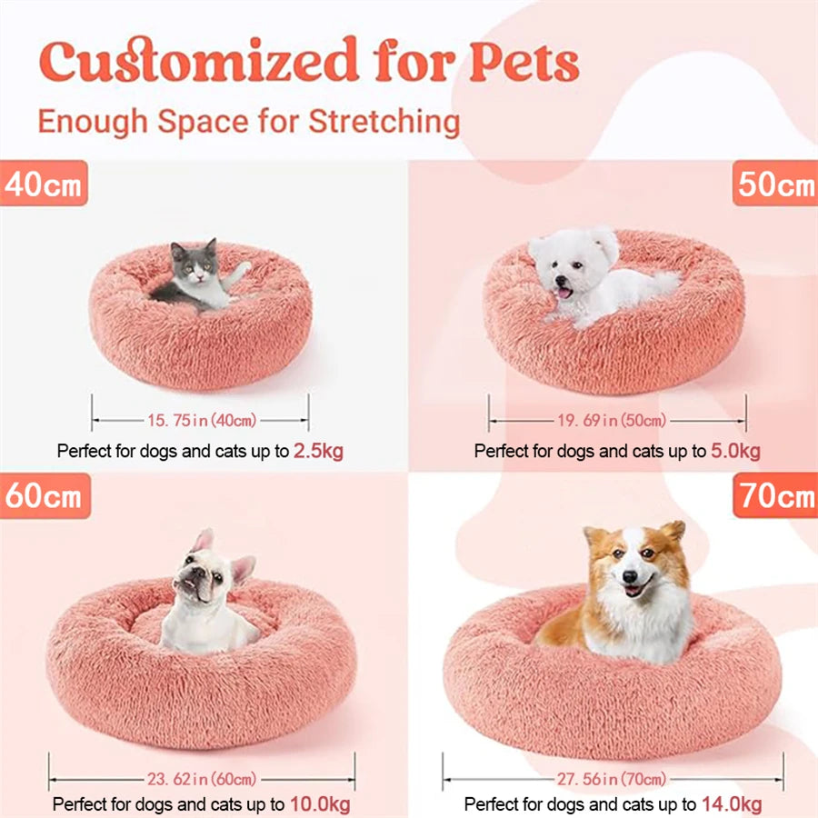 Calming Donut Pet Bed 