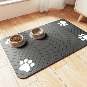 absorbent pet feeding mat