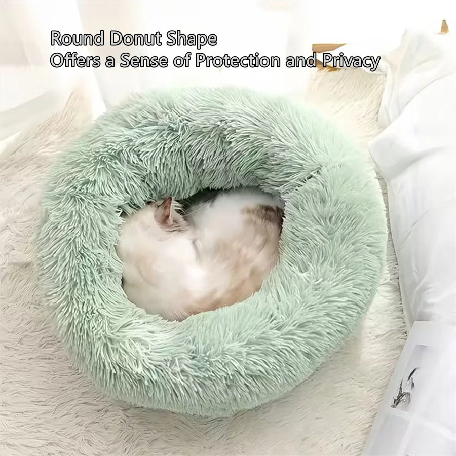 Calming Donut Pet Bed 